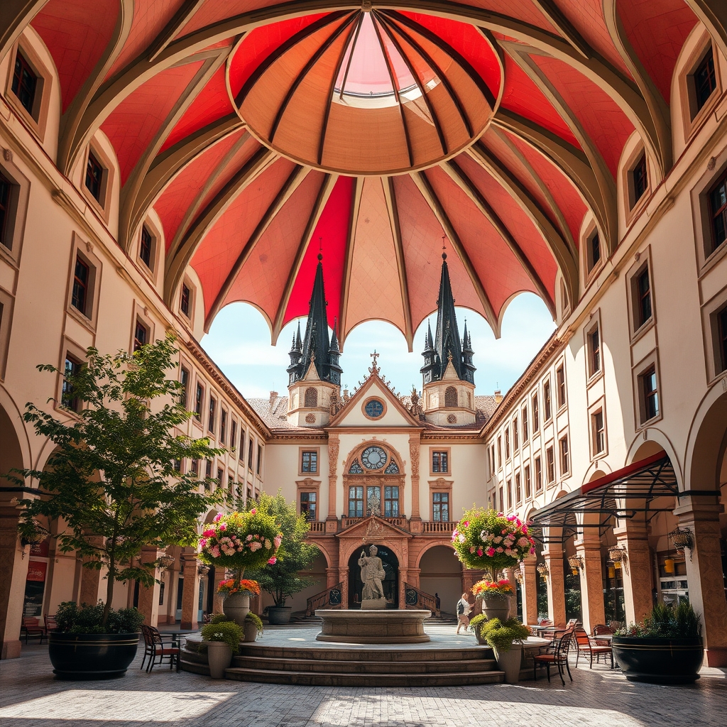 Liška, která přelstila tmu: Unikátní zasklení dvora v centru Prahy od společnosti HELUZ IZOS