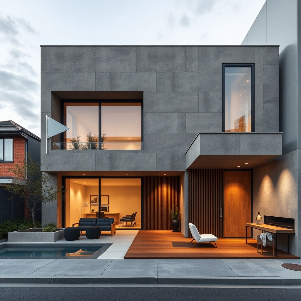 Nadčasová rezidence v Melbourne: minimalistická forma a čistý styl