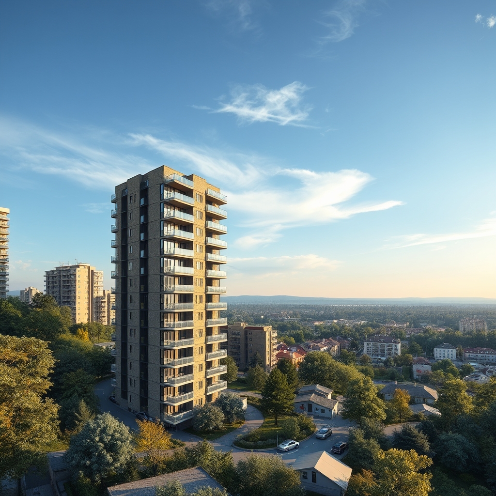 Nadčasová rezidence s panoramatickým výhledem na město