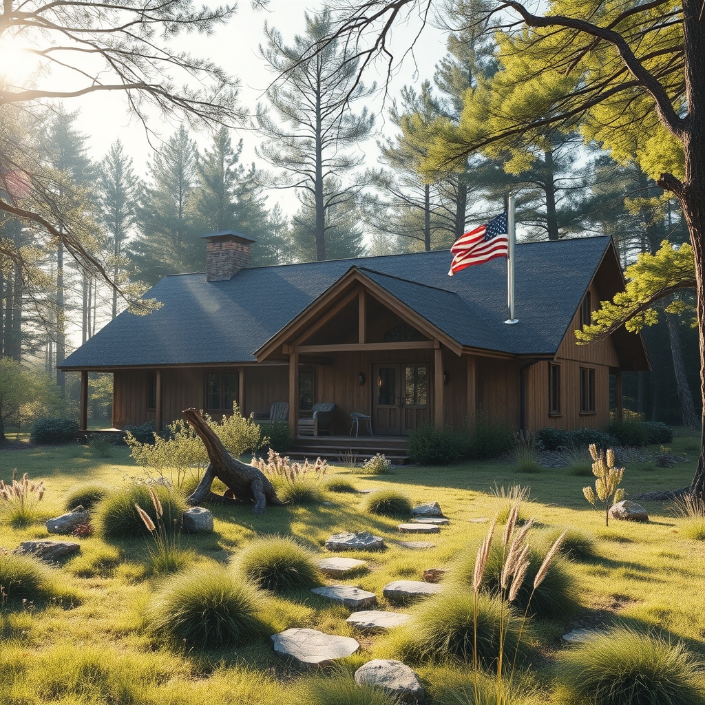 Ekologický rodinný dům uprostřed národního parku