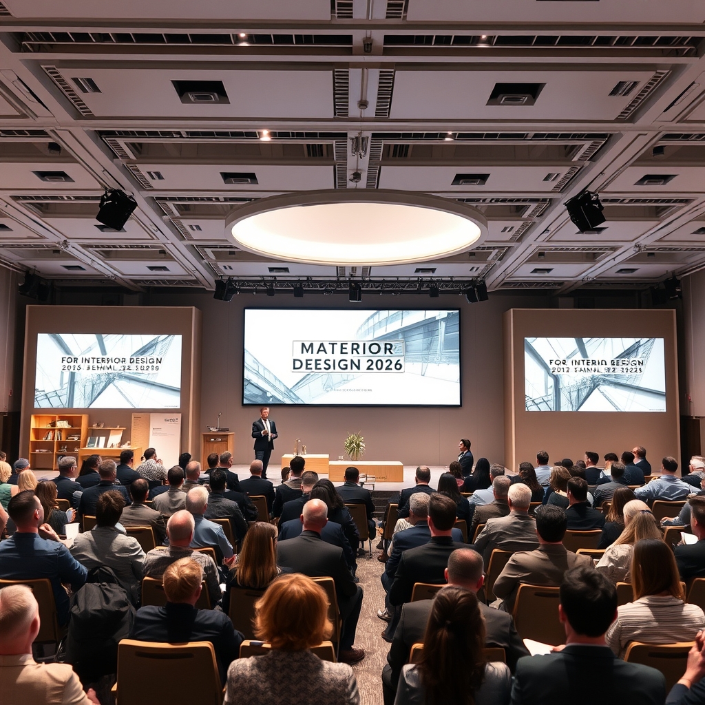 Interiérové trendy 2026: Zrcadlení budoucnosti v MATERIÁL + TREND konferenci