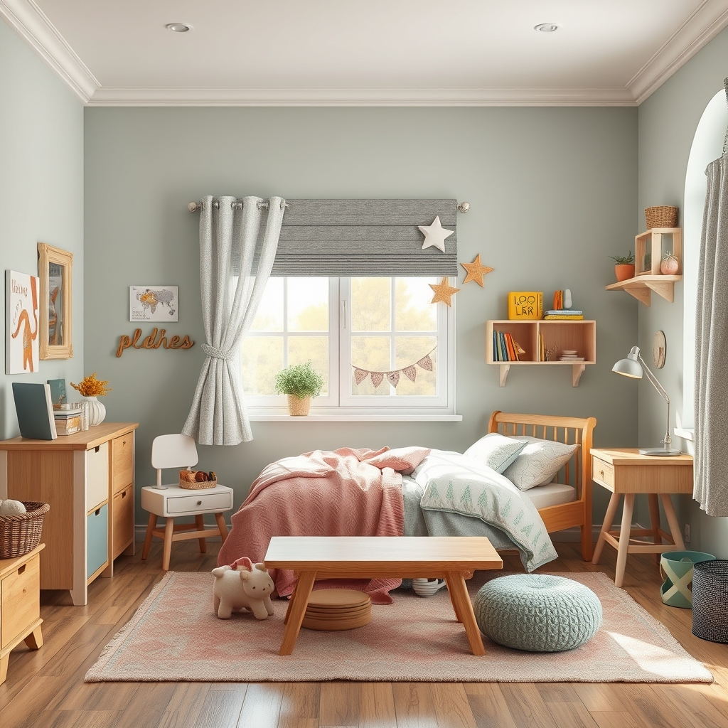 Jak rozveselit dětský pokoj barvami