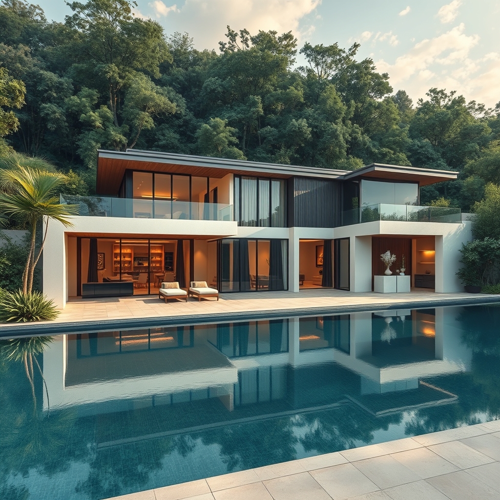 Luxusní dům s bazénem v Singapuru: Inspirativní příklad moderního bydlení