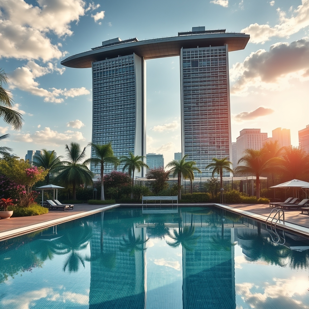 Luxusní dům s bazénem v Singapuru: dokonalý spojení interiéru s exteriérem