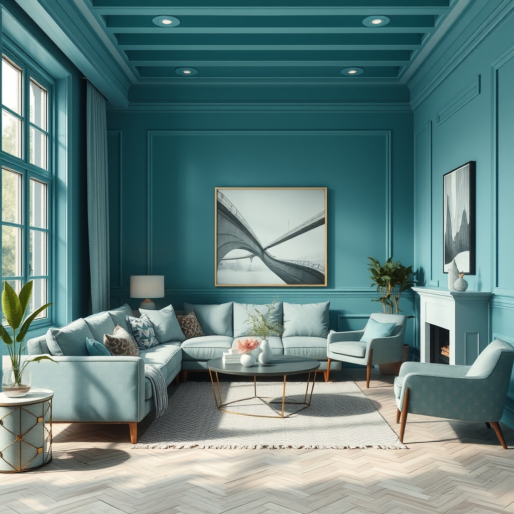 Transformativní Teal: Úchvatná Proměna Interiéru v Rok 2026