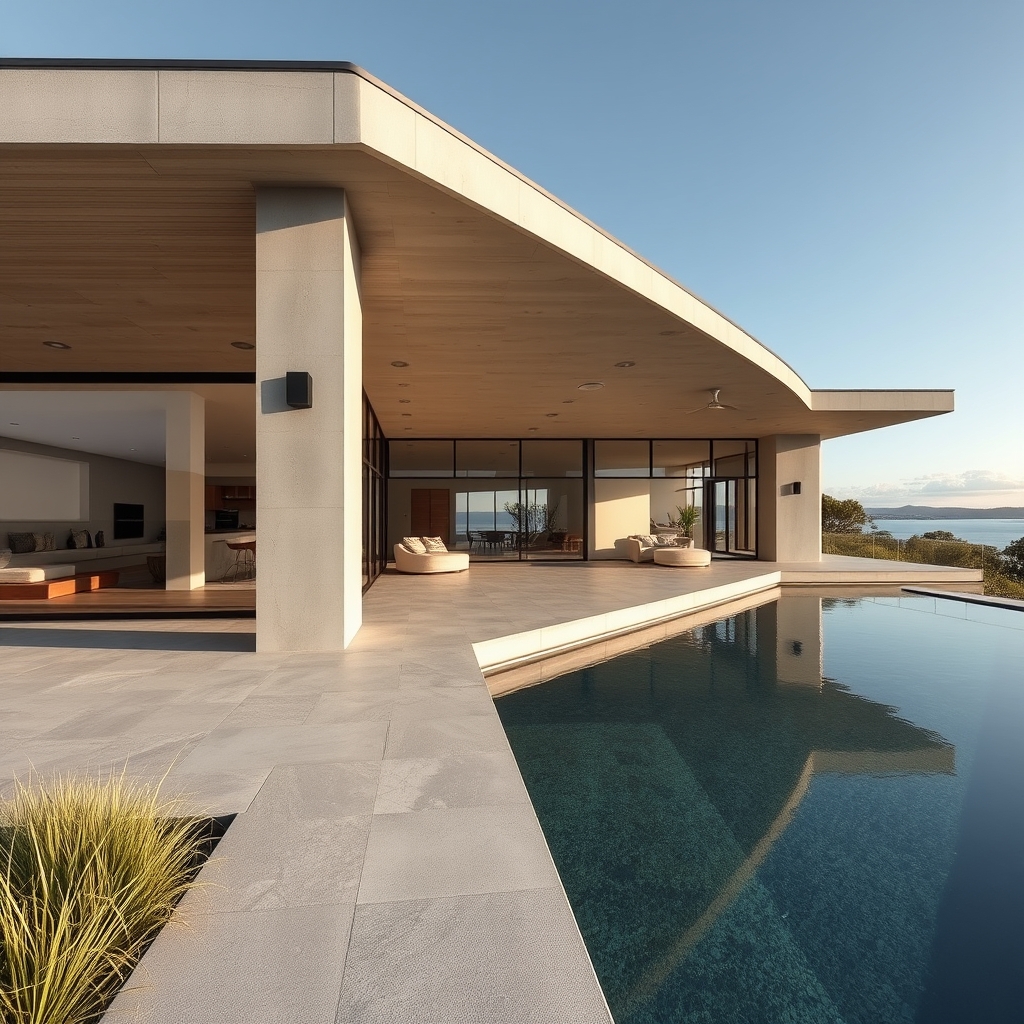 Udržitelný dům z betonu a cypřišového dřeva – Inspirativní příklad