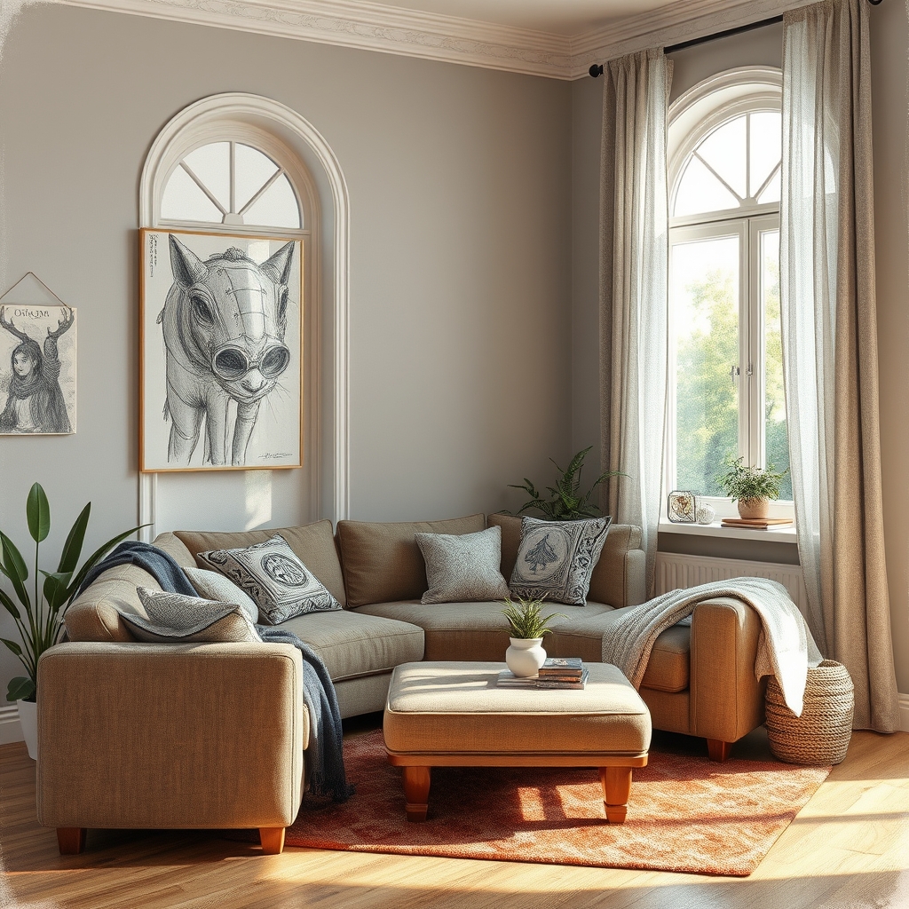 Žijeme v interiéru s Living Sketches: Autenticita a pohyb